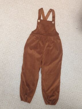 Corduroy Kids Overalls - Rust Brown Patpat